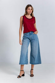 Jean largo por encima del tobillo Amplia ARKITECT