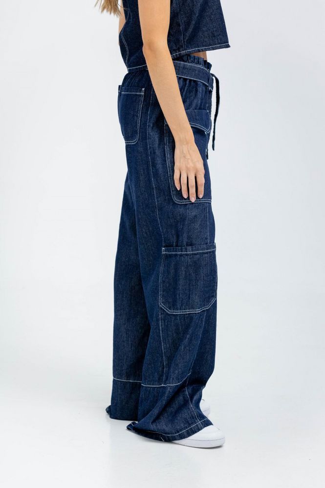 Jean Tipo Cargo Baggy PEOPLE