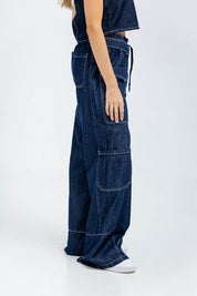 Jean Tipo Cargo Baggy PEOPLE