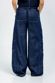 Jean Tipo Cargo Baggy PEOPLE