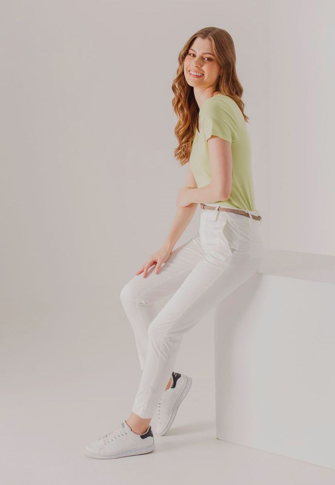 Pantalon Bolsillos Laterales Ajustada ARKITECT