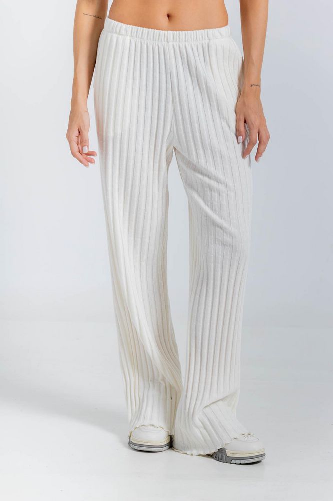 Pantalon Femenin Acanalado Straight (Recto) PEOPLE