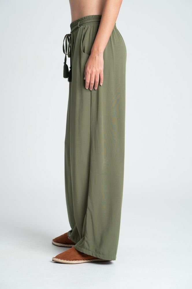 Pantaln Pretina con elastico Wide leg BRONZINI