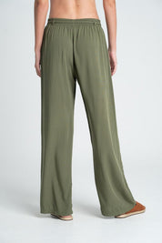 Pantaln Pretina con elastico Wide leg BRONZINI