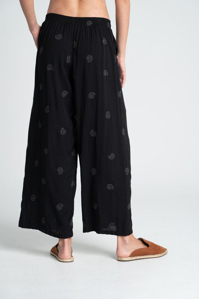 Pantaln Pretina con elastico Wide leg BRONZINI