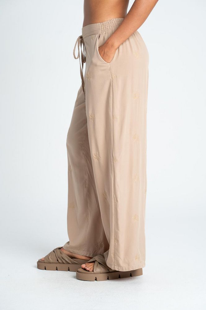 Pantaln Pretina con elastico Wide leg BRONZINI