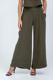 Pantalón Cremallera lateral Amplia ARKITECT