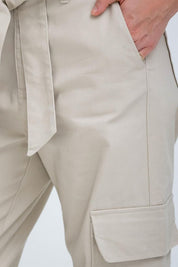 Pantalón Cintura anudada Regular fit ARKITECT