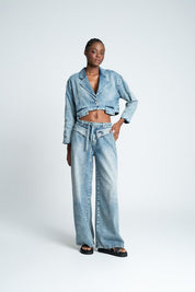 Pantalon Denim Wide leg PEOPLE