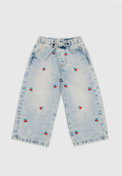 Pantalon Denim Wide leg PEOPLE