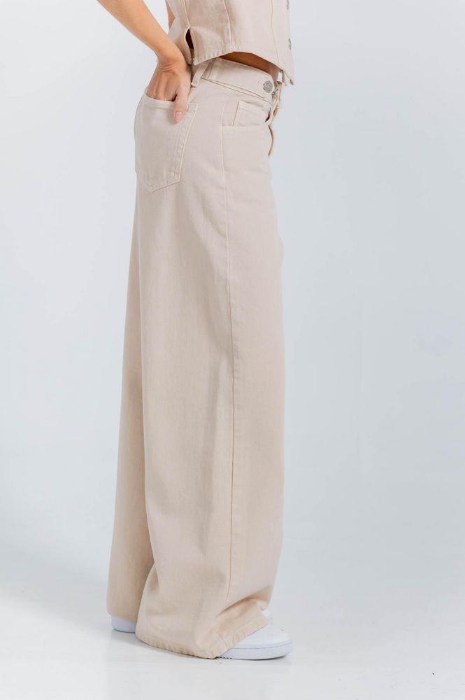Pantalon Denim Wide leg PEOPLE