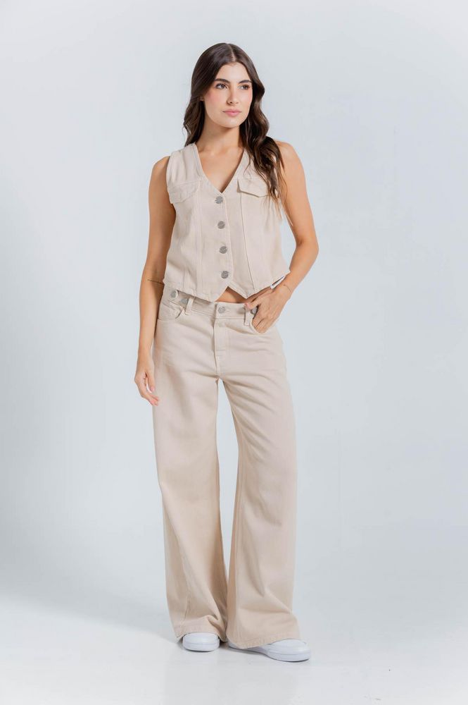 Pantalon Denim Wide leg PEOPLE