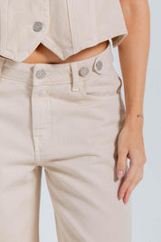 Pantalon Denim Wide leg PEOPLE