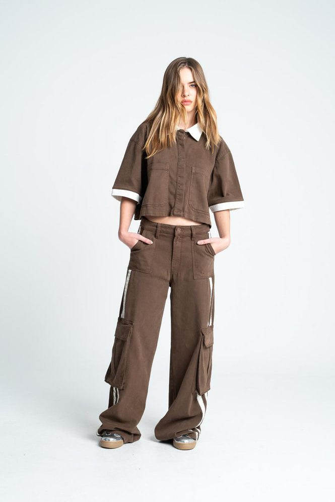 Pantalon Denim Wide leg PEOPLE