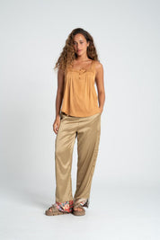 Pantalon Pretina con elastico Wide leg BRONZINI