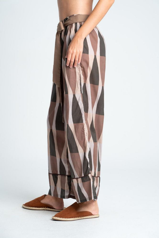 Pantalon Pretina con elastico Wide leg BRONZINI
