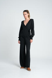 Pantaln Pretina con elastico Wide leg BRONZINI