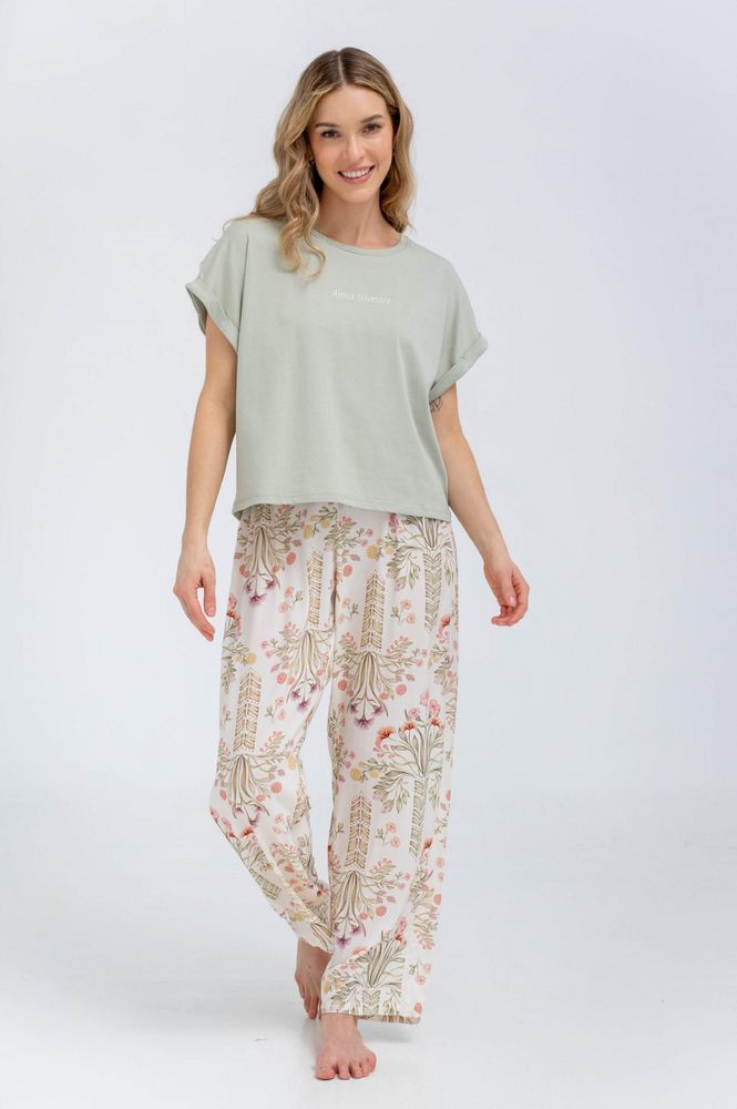 Pantalon Pretina con elastico Straight (Recto) BRONZINI