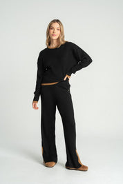 Pantalon Pretina con elastico Flare (campana) BRONZINI