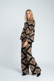 Pantalón Tejido De Punto Amplia ARKITECT