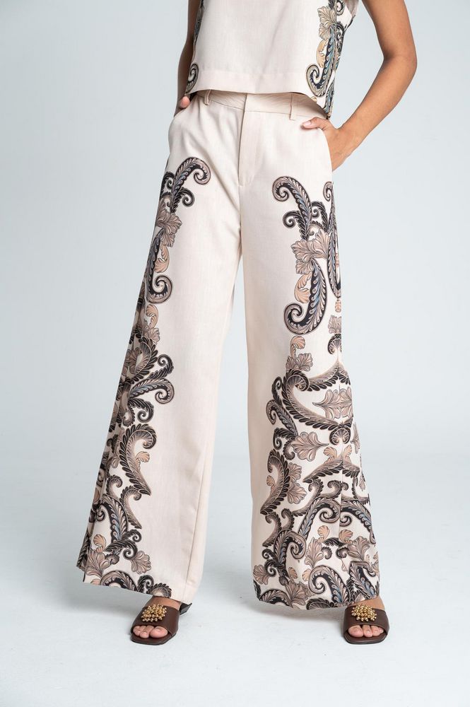 Pantalón pretina plana Amplia ARKITECT