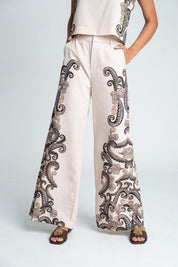 Pantalón pretina plana Amplia ARKITECT