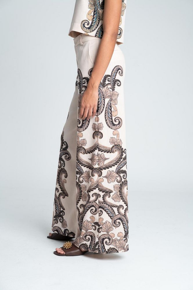 Pantalón pretina plana Amplia ARKITECT