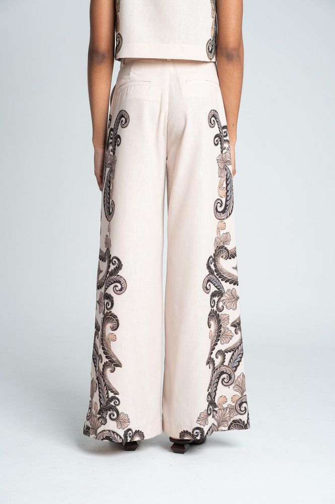 Pantalón pretina plana Amplia ARKITECT