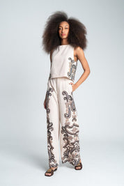 Pantalón pretina plana Amplia ARKITECT