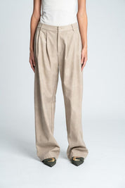 Pantalón pretina plana Balloon fit ARKITECT