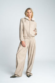 Pantalón pretina plana Balloon fit ARKITECT