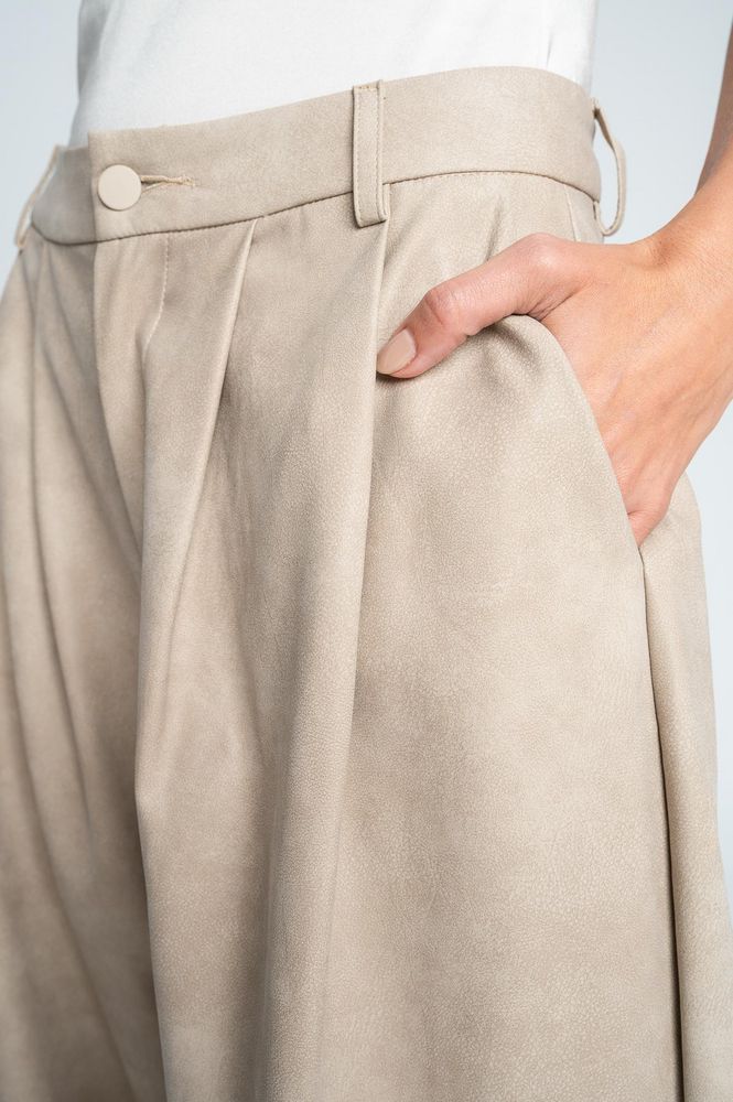 Pantalón pretina plana Balloon fit ARKITECT