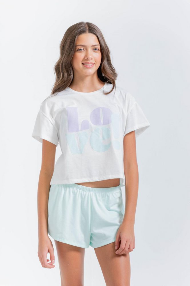 Pijama Manga Corta BRONZINI