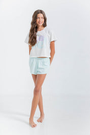 Pijama Manga Corta BRONZINI