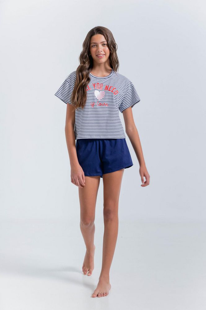 Pijama Manga Corta BRONZINI