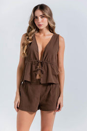 Short Pijama Amplia BRONZINI