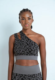 Top Textura Animal Print BRONZINI ACTIVE