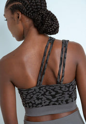 Top Textura Animal Print BRONZINI ACTIVE