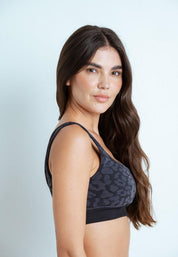 Top Textura Animal Print BRONZINI ACTIVE