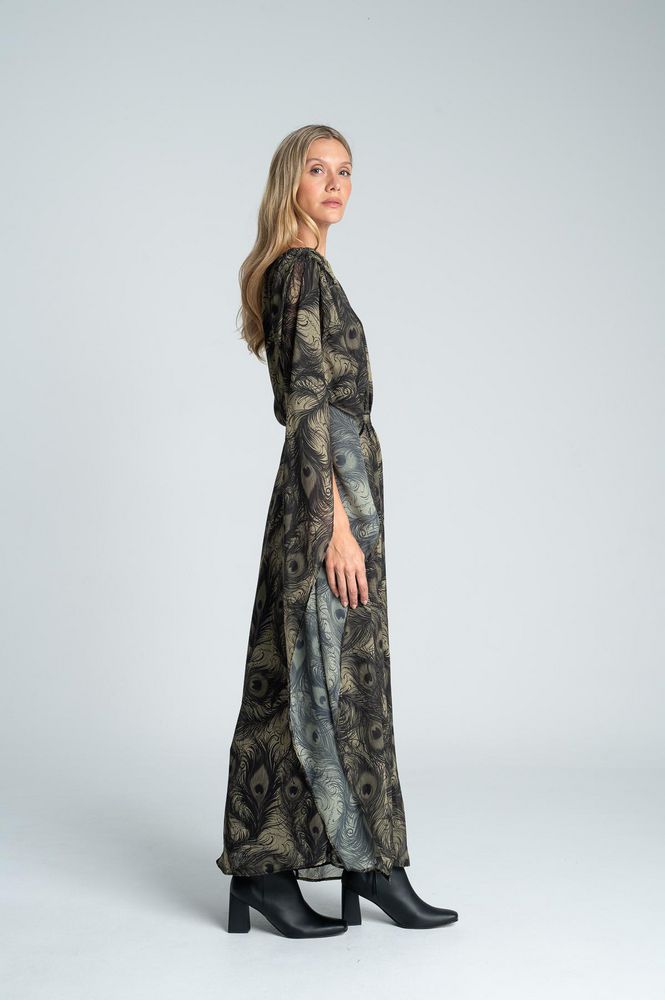 Vestido hombro con manga  ARKITECT