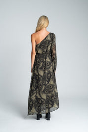 Vestido hombro con manga  ARKITECT