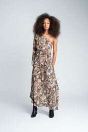 Vestido hombro con manga  ARKITECT