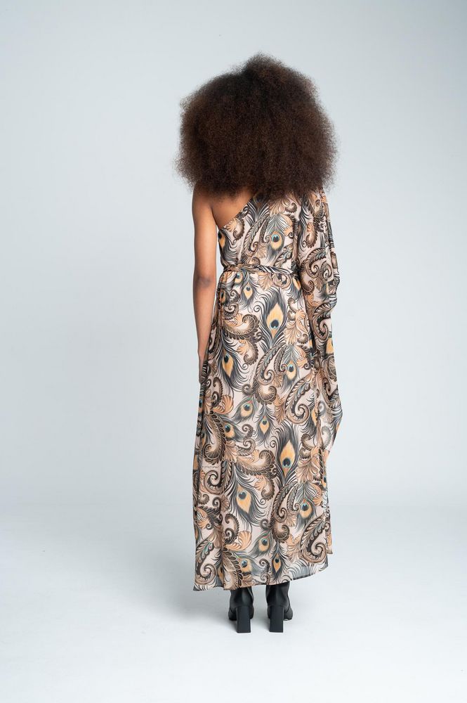 Vestido hombro con manga  ARKITECT