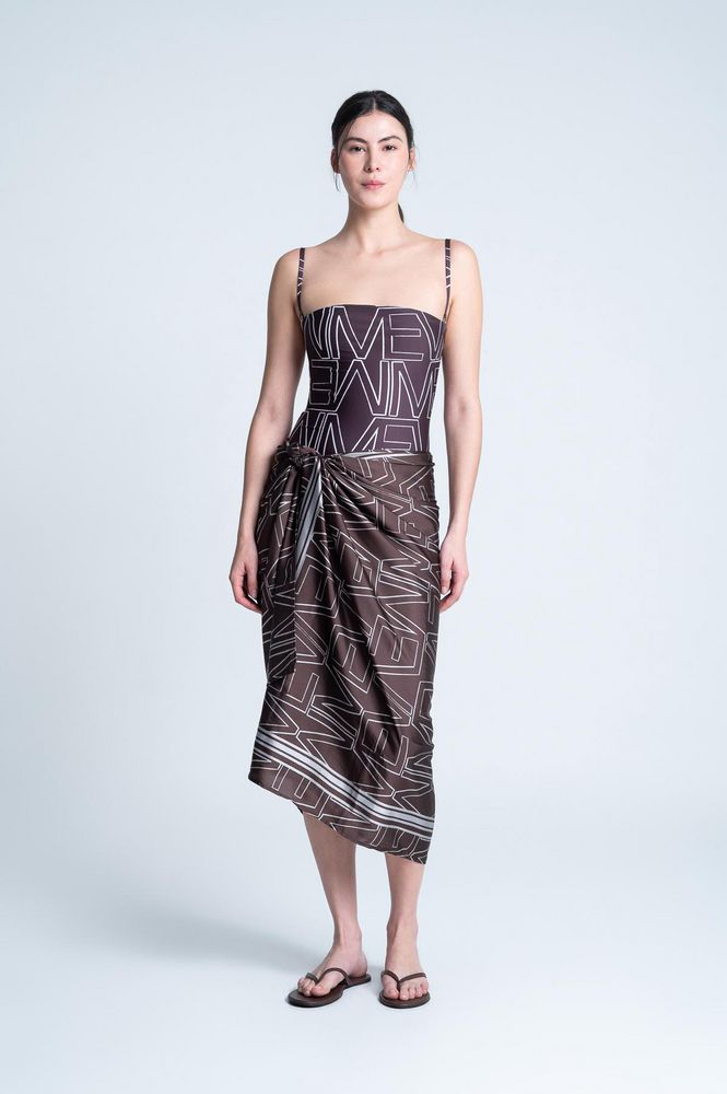 Vestido de baño entero BRONZINI MARIA ELENA VILLAMIL