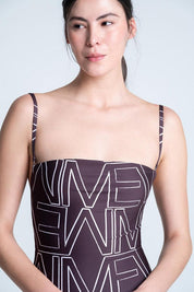 Vestido de baño entero BRONZINI MARIA ELENA VILLAMIL