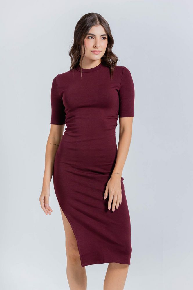 Vestido Manga tres cuartos PEOPLE