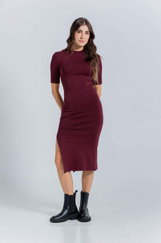 Vestido Manga tres cuartos PEOPLE